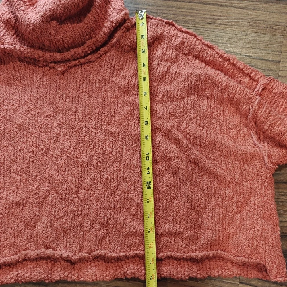 Free People Vibrant Orange Turtleneck Sweater - Picture 10 of 14